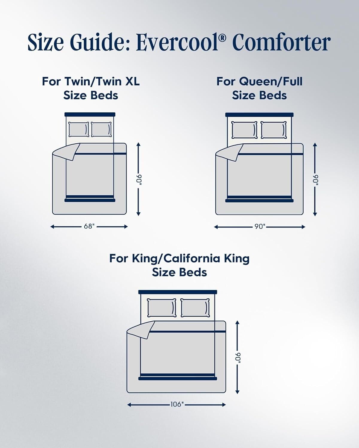 REST Evercool™ Comforter,Lightweight Summer Cooling Down Alternative Duvet