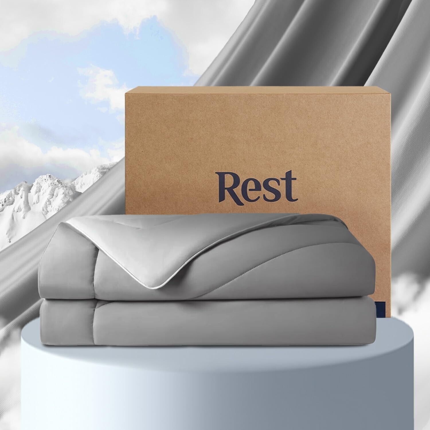 REST Evercool™ Comforter,Lightweight Summer Cooling Down Alternative Duvet