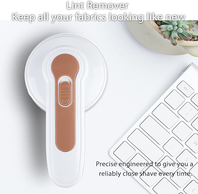Rechargeable Fabric Shaver, Electric Lint Remover, Lint Shaver Sweater Shaver Defuzzer with 3-Blades for Clothes Furniture Bedding Sweater Couch Blanket