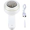 Rechargeable Fabric Shaver, Electric Lint Remover, Lint Shaver Sweater Shaver Defuzzer with 3-Blades for Clothes Furniture Bedding Sweater Couch Blanket