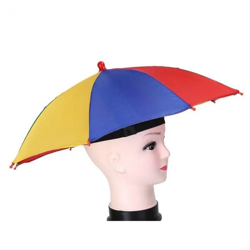 Children Outdoor Creative Sunshine Umbrella Foldable Windproof Fishing Hiking Beach Camping Sun Protecto Head Hats