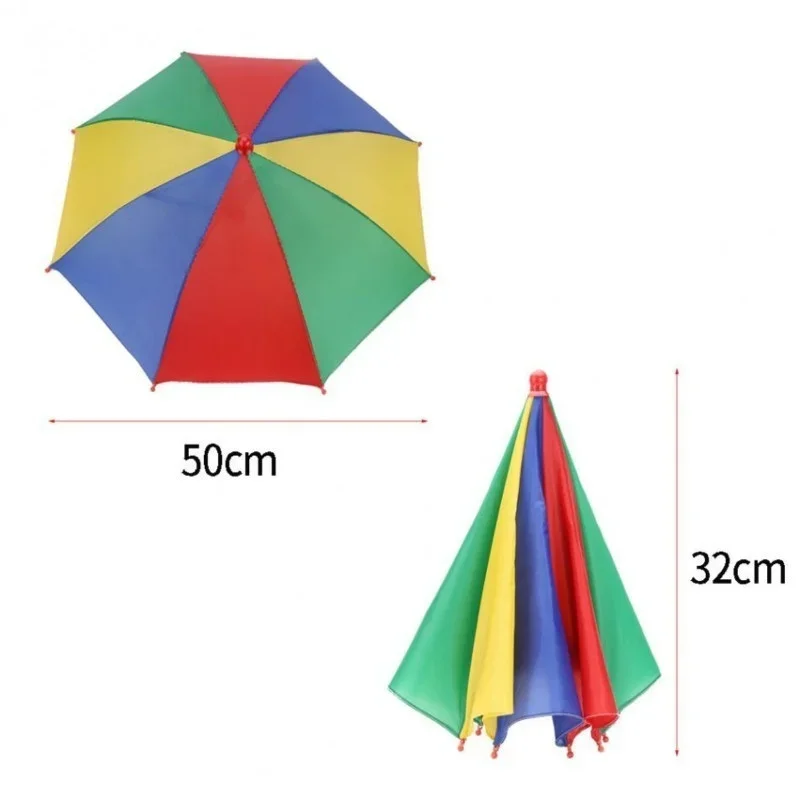 Children Outdoor Creative Sunshine Umbrella Foldable Windproof  Fishing Hiking Beach Camping Sun Protecto Head Hats
