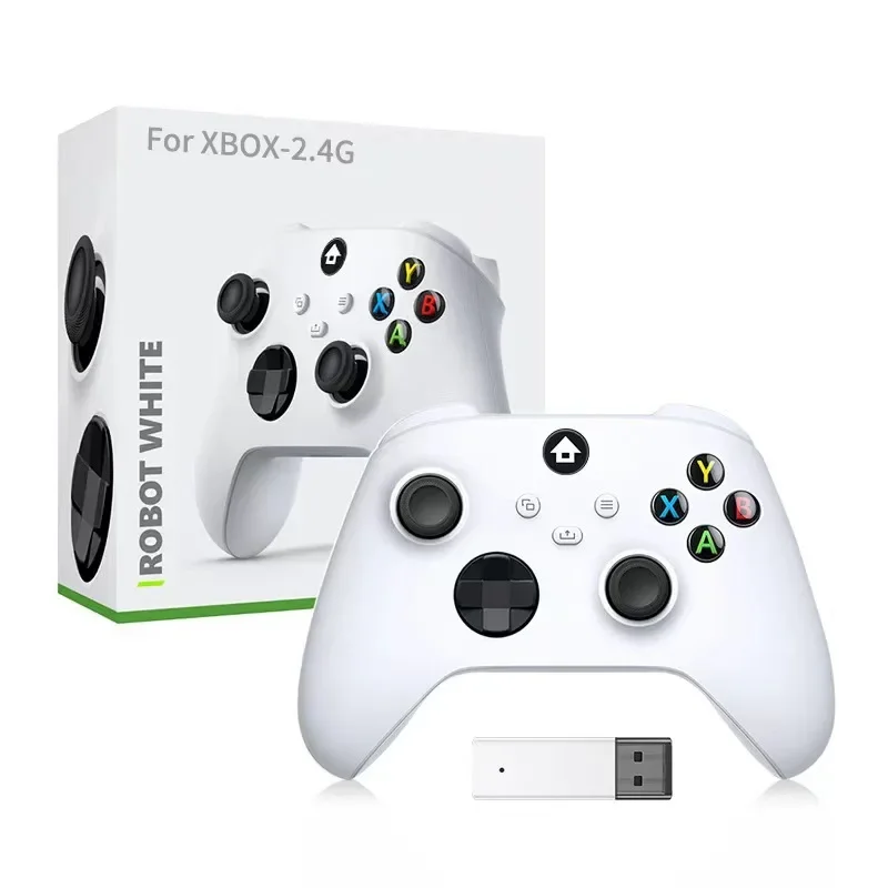NEW 2.4G Wireless Game Controller For Xbox one Series X/S Console Joysticks With 2.4G Adapter Receiver For Windows PC Gamepad