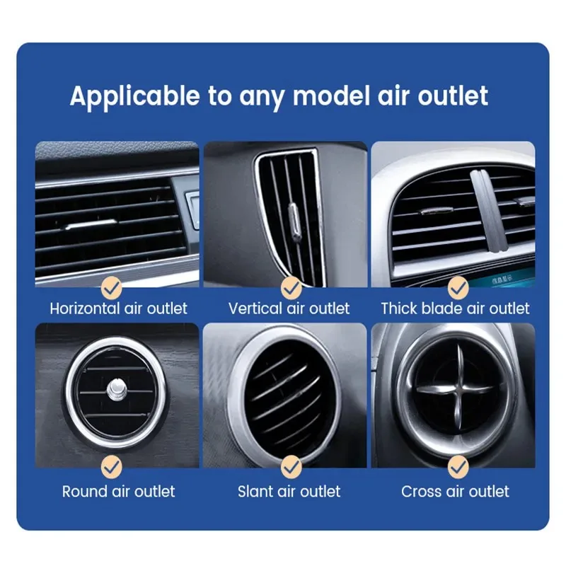 Telescopic Bracket Gravity Car Phone Holder Air Vent Easy Install 360° Rotatable Charging GPS For Mi All Mobile Phone Universal