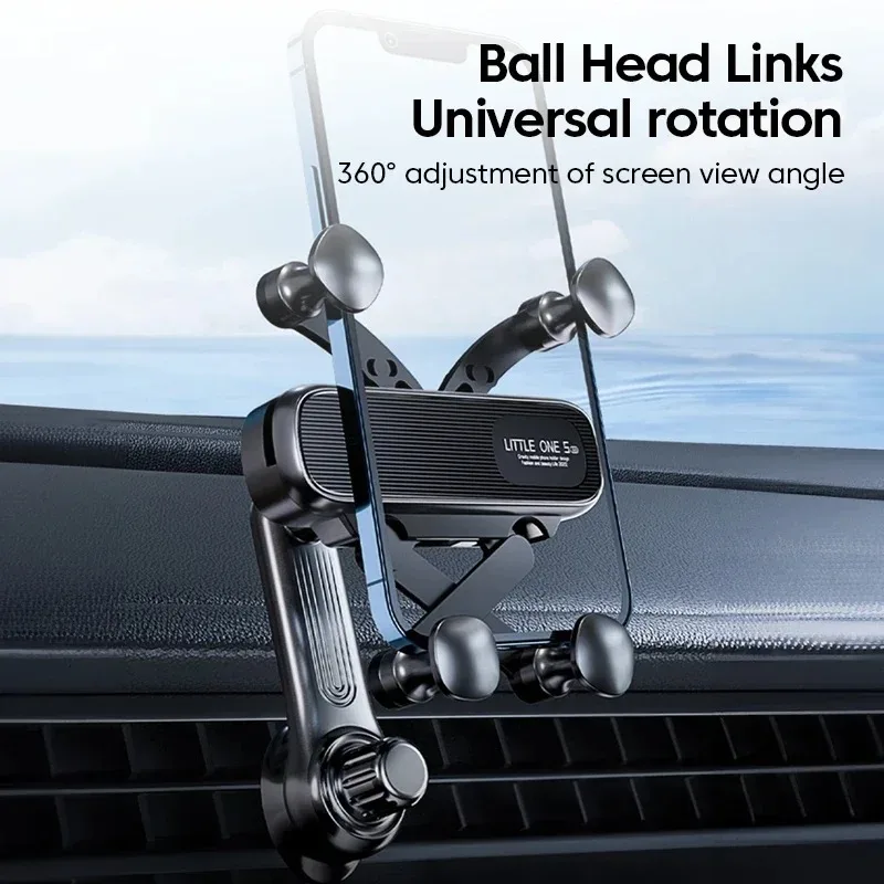 Telescopic Bracket Gravity Car Phone Holder Air Vent Easy Install 360° Rotatable Charging GPS For Mi All Mobile Phone Universal