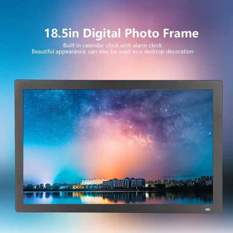 18.5 Inch Digital Picture Frame LED Backlight HD 1080P Full Function Digital Photo Frame Electronic Album Picture Music Video