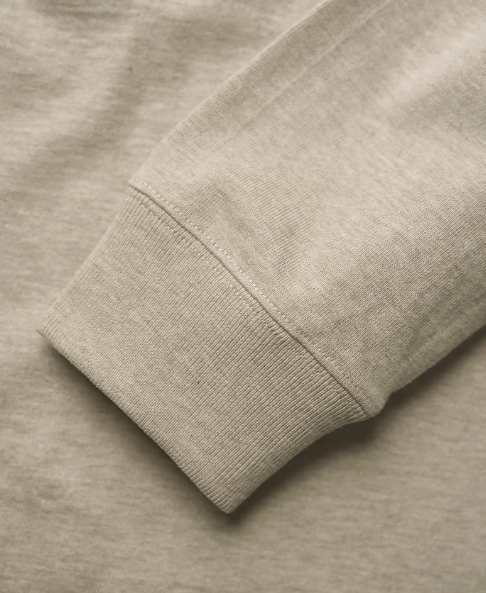 1930s Loopwheel Cotton Henley Shirt