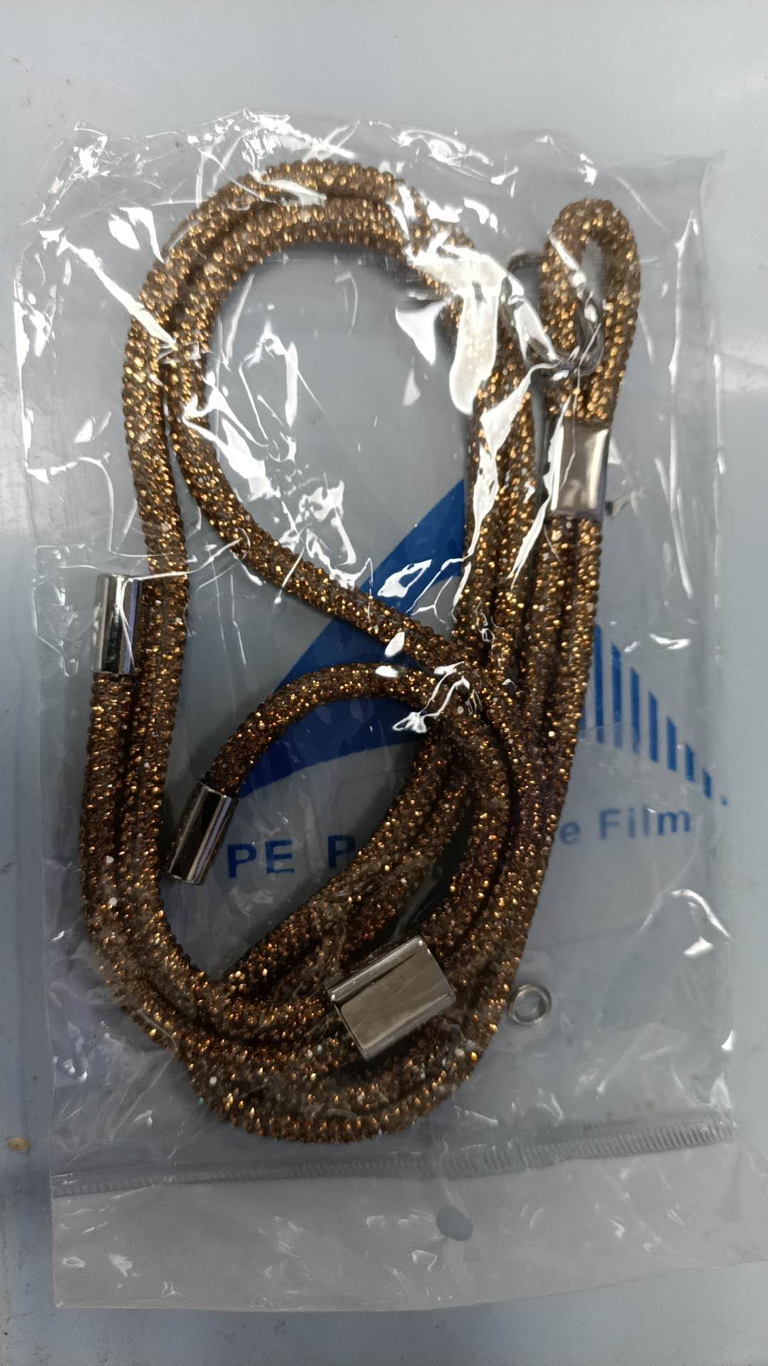 Glitter Flashy Rhinestone Cell Phone Charm Lanyard for iPhone Diamond Crystal Phone Wrist Straps Keychain Hanging Anti-lost Rop