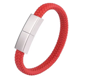 Bracelet Leather different Band Knot Cuff in color/Metal Bracelet USB 3.0 Flash Drive Wristband Pen Drive 64B High Speed Memory Stick 32GB