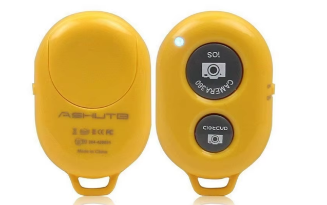 Wireless Remote Control for Cellphones Wireless Control With Button Battery Remote Shutter Controller