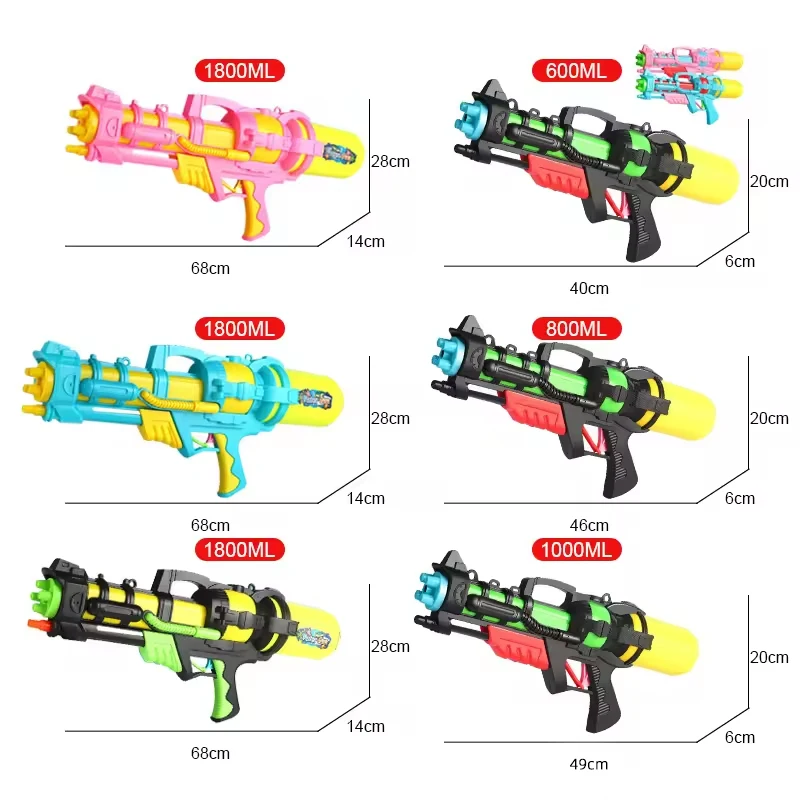 600ml 800ml 1000ml 1800ml Big Unisexwater Gun Video Toyswater Gun Toy  Super Shoot Buy Water Gun