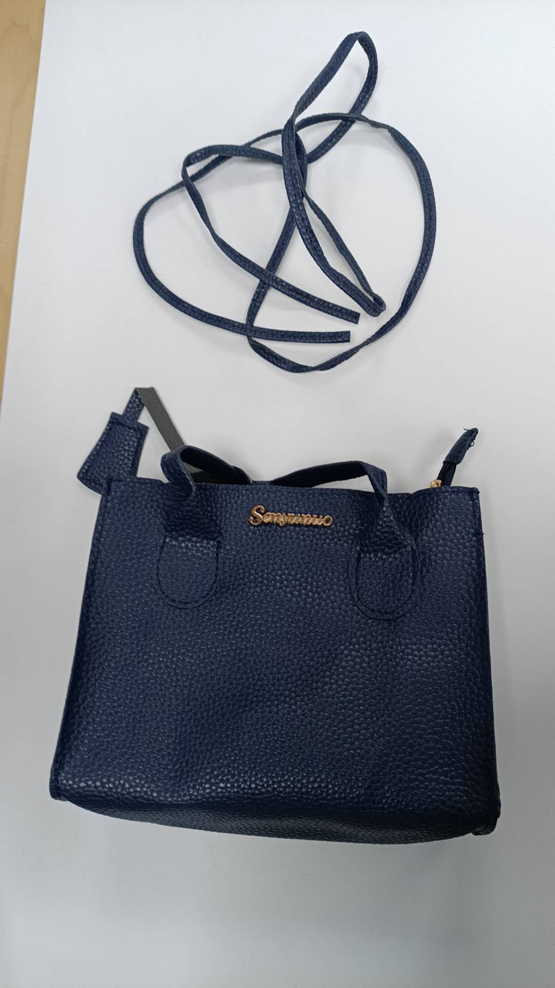 Single-shoulder Crossbody Handheld Triple-use Satchel Portable Leisure Bag Solid Color Lychee Grain Ladies Handbags pursebags