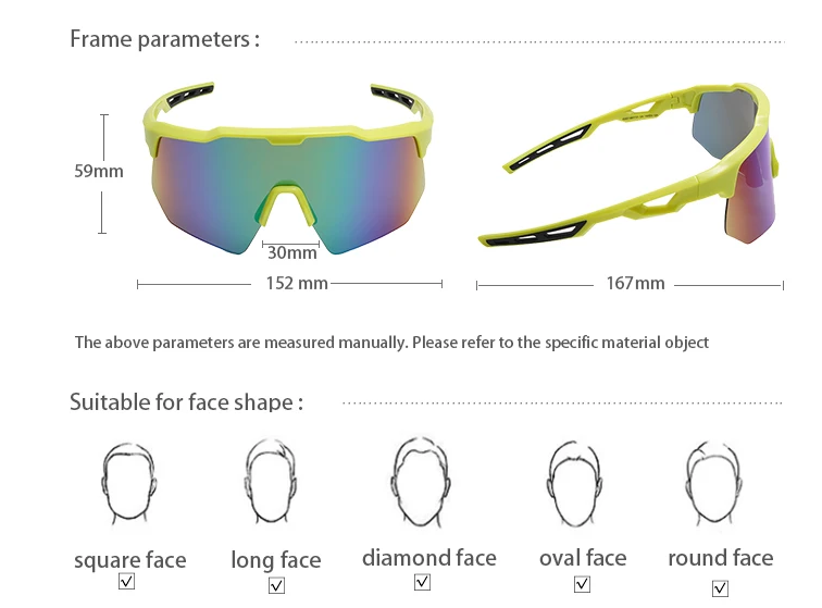 New TR90 Cycling, Running, Outdoor All-in-One High-Definition Lenses, Sports Sunglasses, Unisex Sports Sunglasses Custom Logo