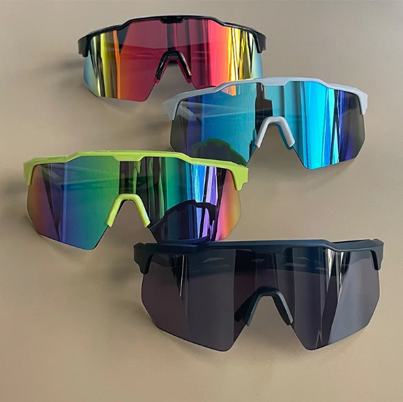 New TR90 Cycling, Running, Outdoor All-in-One High-Definition Lenses, Sports Sunglasses, Unisex Sports Sunglasses Custom Logo