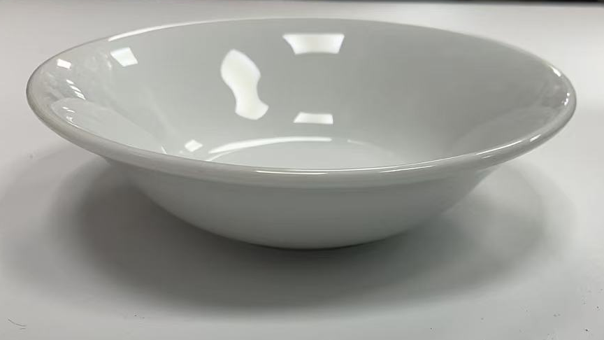 Athena Small Breakfast Bowls Set 153 mm/6 inch - 360 ml/12.75 oz (Pack of 6), White Vitrified Porcelain, Oatmeal Dishes, Microwave / Dishwasher Safe, Restaurant Café & Home Use