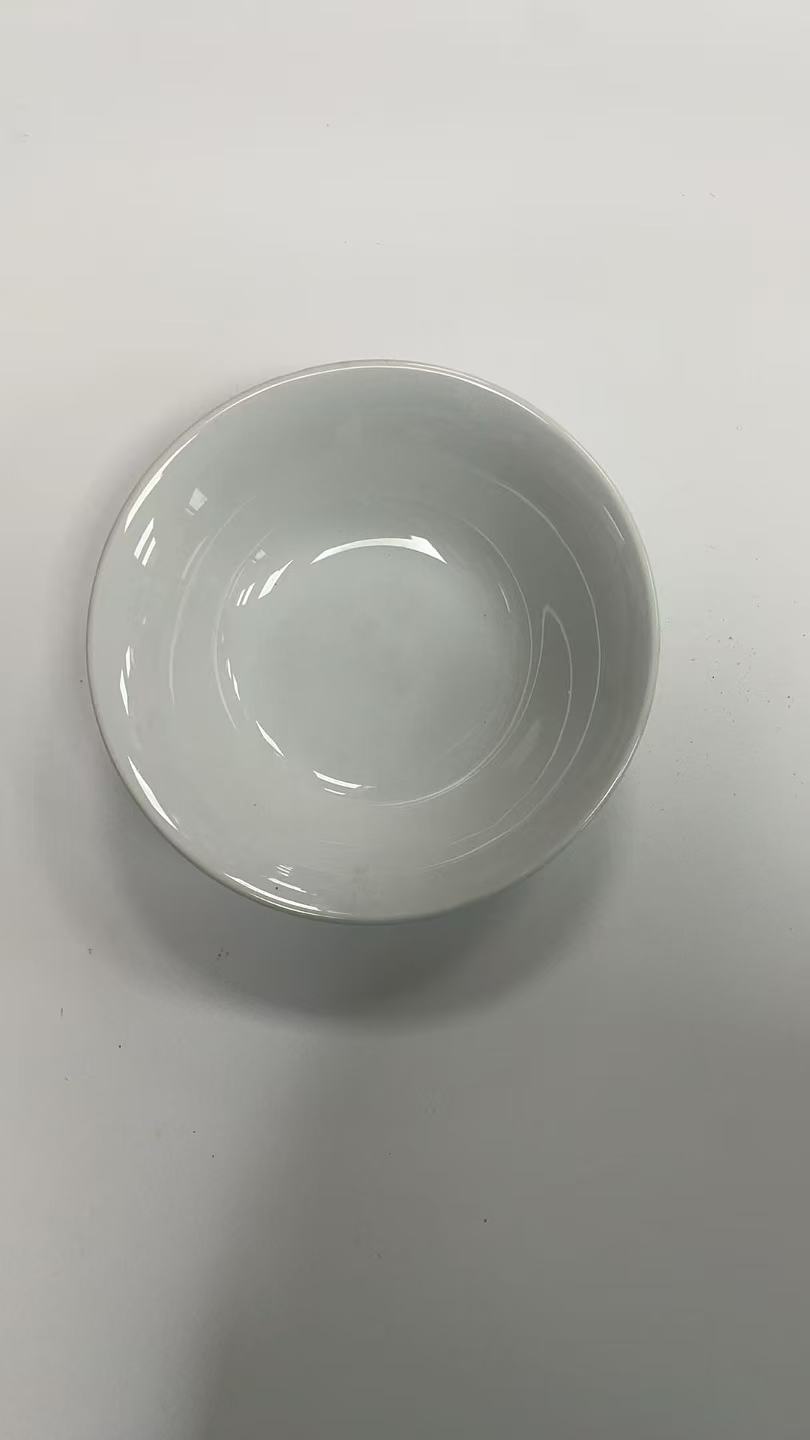 Athena Small Breakfast Bowls Set 153 mm/6 inch - 360 ml/12.75 oz (Pack of 6), White Vitrified Porcelain, Oatmeal Dishes, Microwave / Dishwasher Safe, Restaurant Café & Home Use