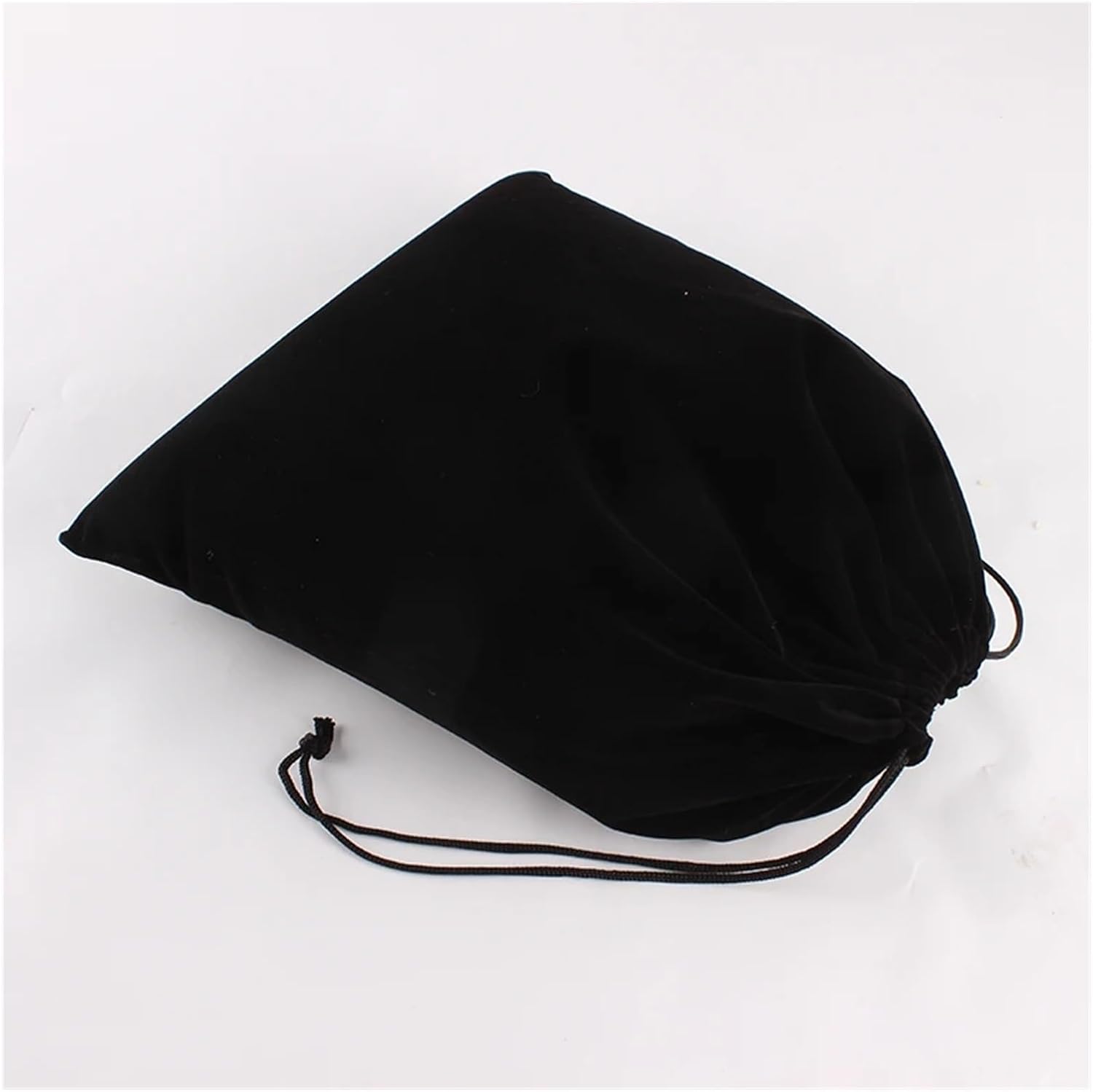 ZAVEIL Drawstring Bags 25 Pcs/Lot Black Velvet Bags with Drawstring Soft Touching Fabric Package Jewelry Pouches Drawstring Sports Bag(5x7cm(25pcs))