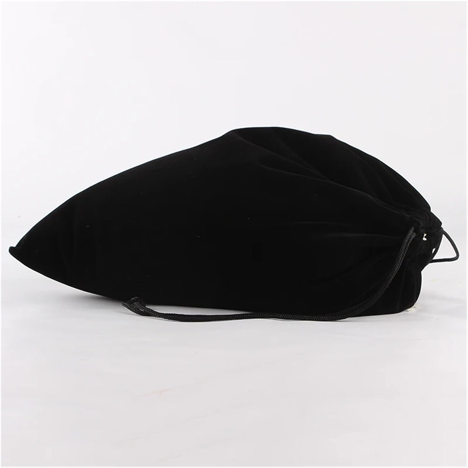 ZAVEIL Drawstring Bags 25 Pcs/Lot Black Velvet Bags with Drawstring Soft Touching Fabric Package Jewelry Pouches Drawstring Sports Bag(5x7cm(25pcs))
