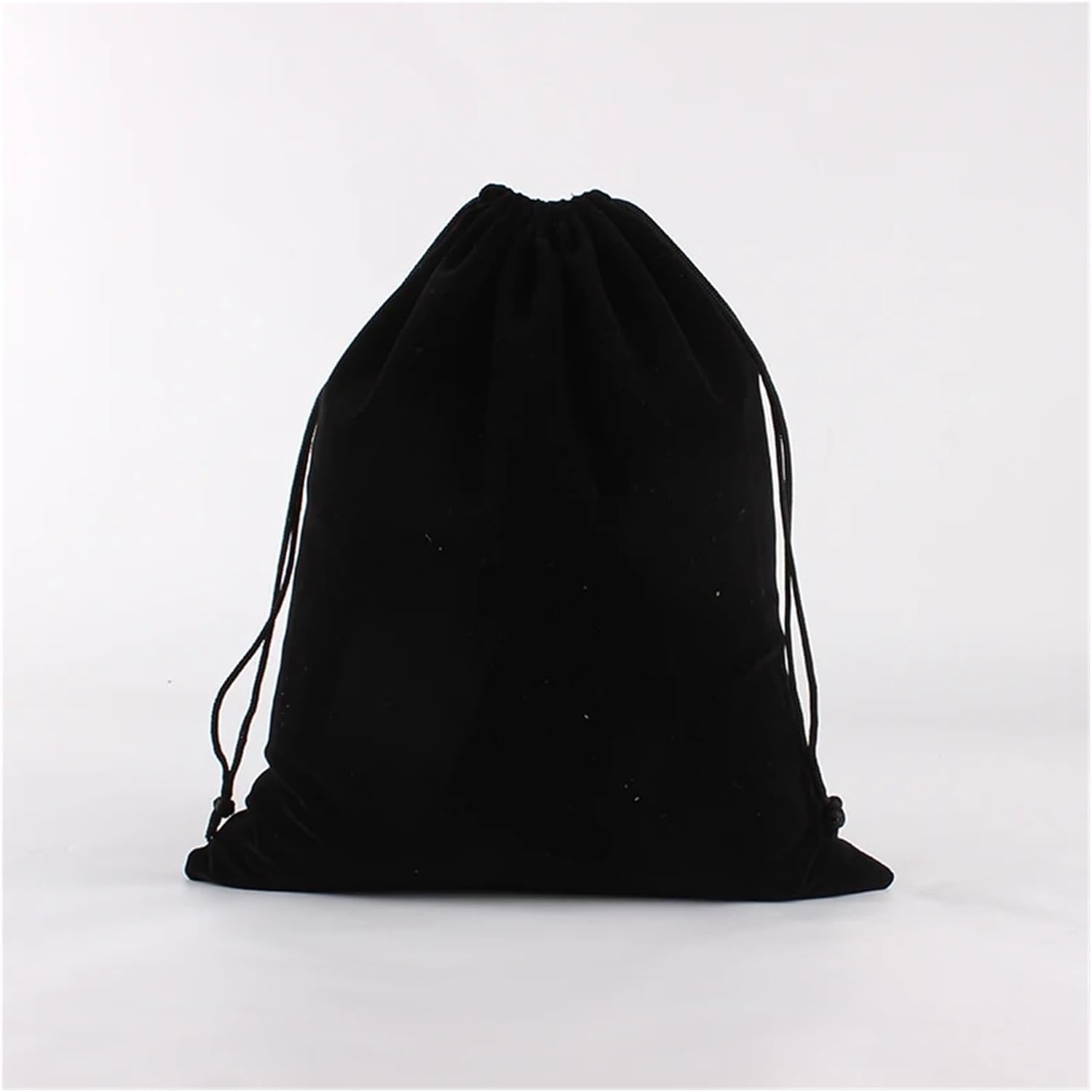 ZAVEIL Drawstring Bags 25 Pcs/Lot Black Velvet Bags with Drawstring Soft Touching Fabric Package Jewelry Pouches Drawstring Sports Bag(5x7cm(25pcs))
