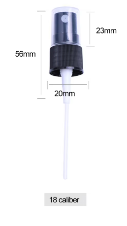 10Pcs=1 set 18 caliber Portable Spary Bottle Pump Perfume Spray Nozzle Fine Mist Sprayer Bottle Head Replacement Refillable Essential Bottle