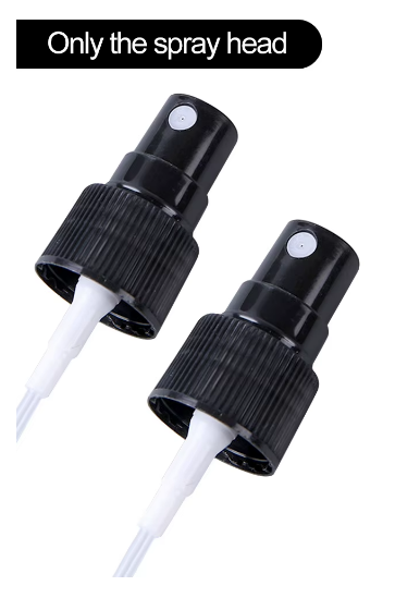 10Pcs=1 set 18 caliber Portable Spary Bottle Pump Perfume Spray Nozzle Fine Mist Sprayer Bottle Head Replacement Refillable Essential Bottle