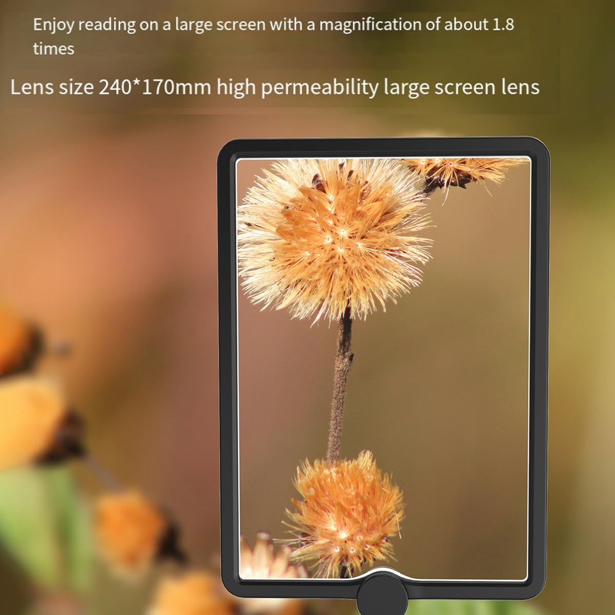 Desikixudy 1 PCS Black 1.8X Rechargeable Hands Free Magnifying Glass with Light, Gooseneck HD Magnifier for Neck Wear Repair Low Eyesight