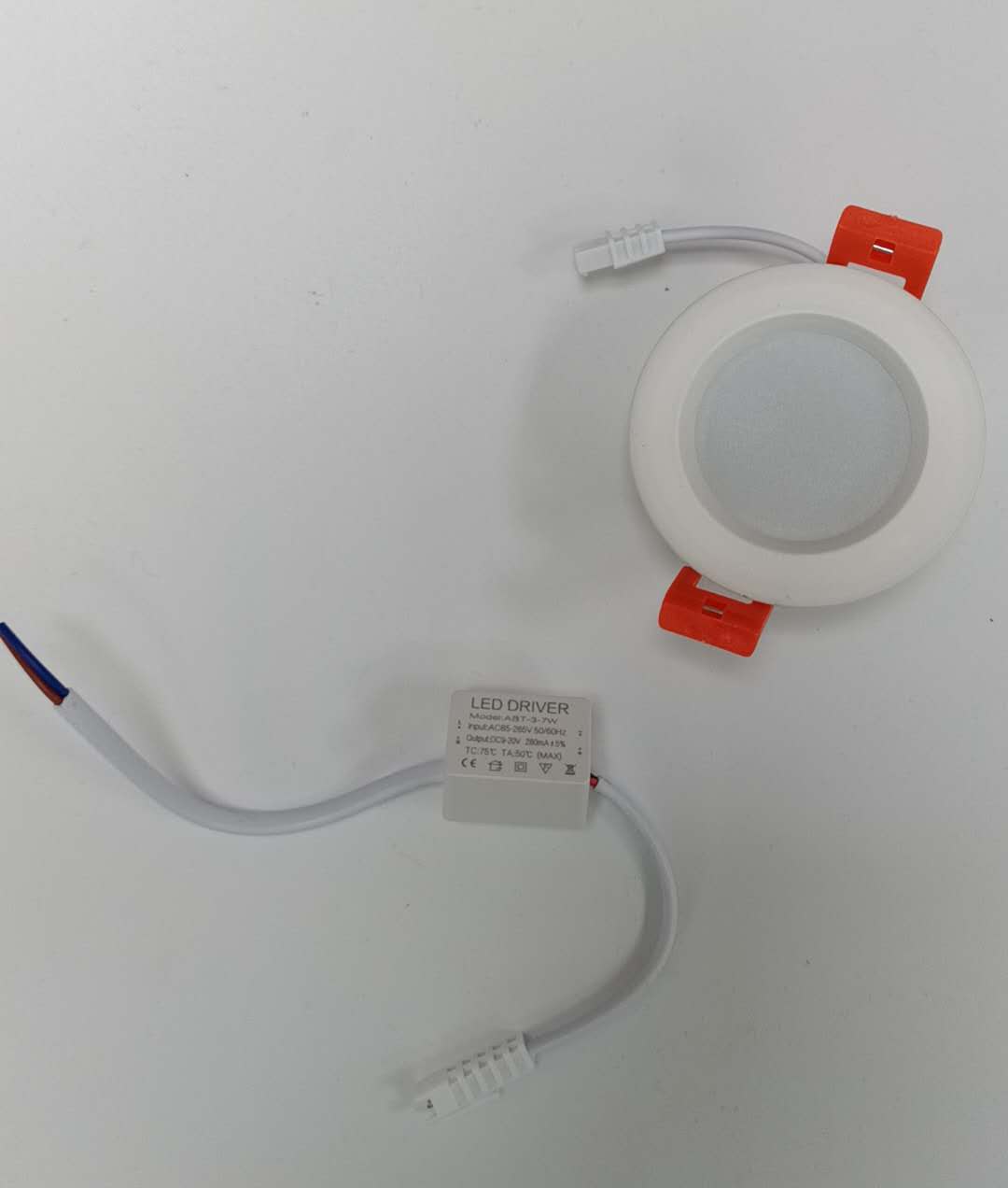 White Housing LED Recessed Downlight High Bright SMD 5730 3000K/4000K/6000K Ceiling Spot Lamp Home Indoor Lighting AC 220V