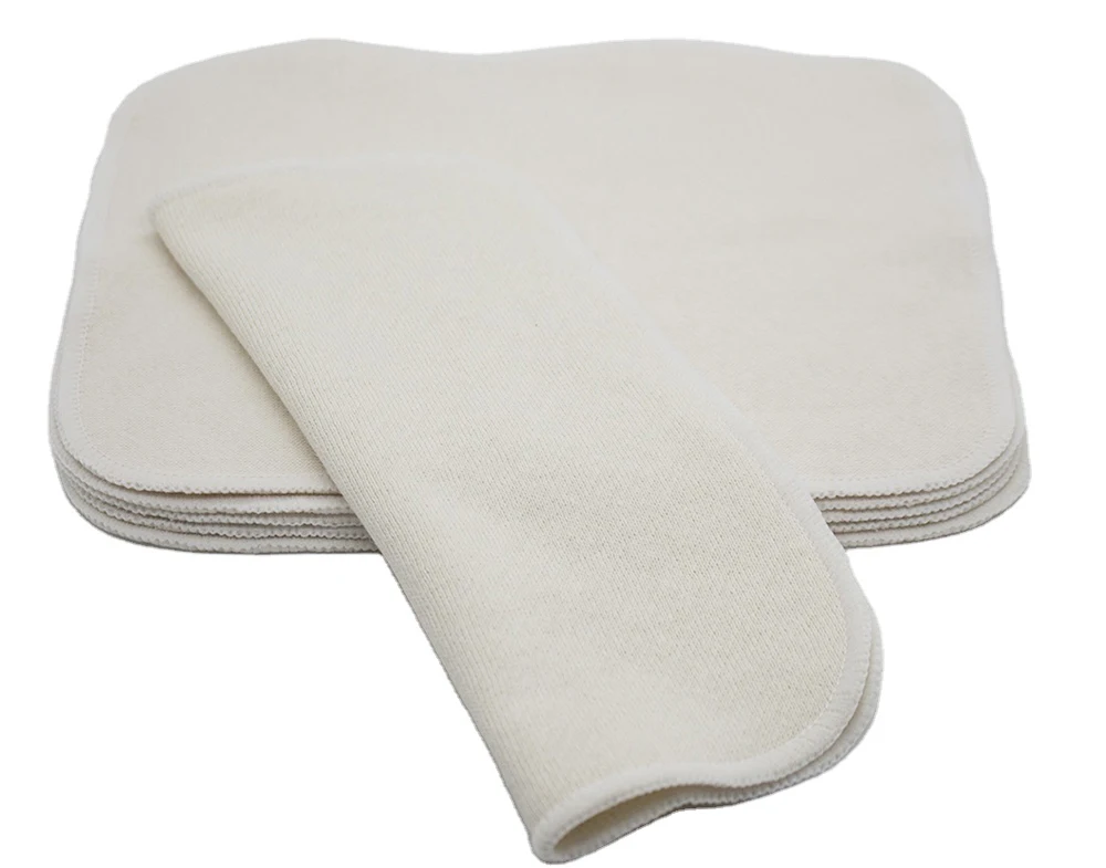 Organic hemp reusable cloth wipes eco friendly baby facial washcloth lady beauty cleansing face towel