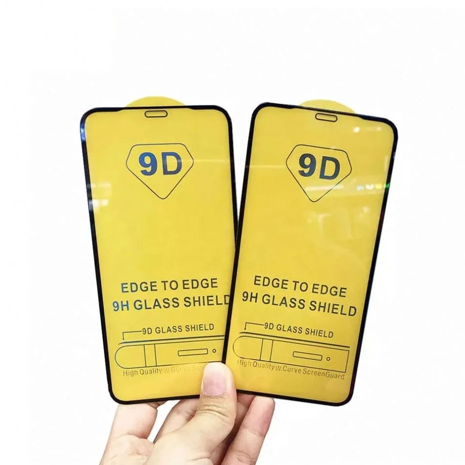 Aluminum 9H 2.5D Toughened glass Anti-fingerprint anti-Break Phone for iPhone XR X Xs Max Screen Protector wholesale packaging