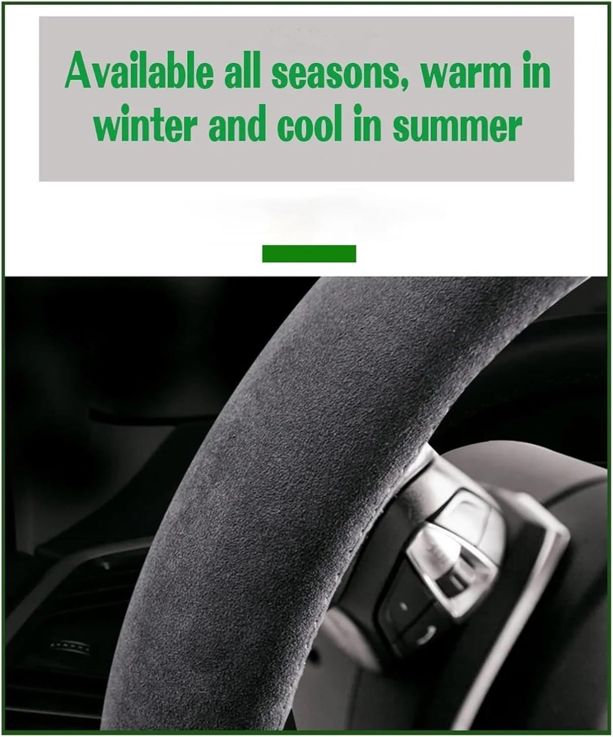 KBXBEZDZW Car Steering Wheel Covers For Yaris GR 2020 2021 2022 Hand Sewing Braid Car Steering Wheel Cover Steering Wrap Car Accessories Steering Protective Case