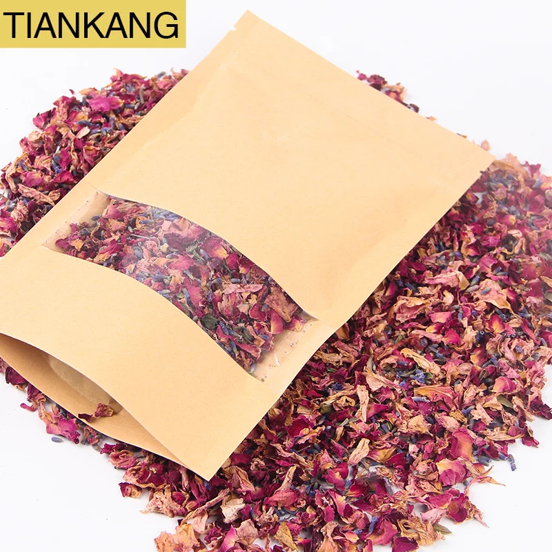 2022 Hot Selling 1L Custom 100% Natural Dried Rose Petals Confetti Biodegradable for Wedding Decoration Premium FBA