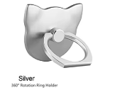 Gift Universal Finger Ring Mobile Phone Socket Smartphone Holder Cell Smart Round Phone Cute Cat Bracket for IPhone Mount Stand