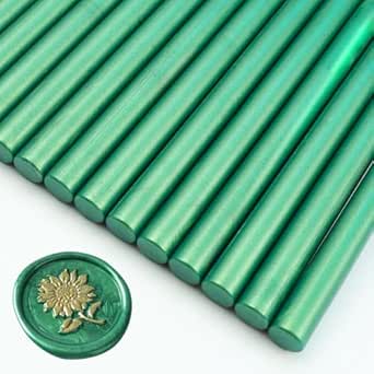 13cm Long 1pc DIY Seal Wax Sticks For Melting Glue Gun Sealing Wax Sticks Wedding Party Invitation Sealing Wax For Gift-light green