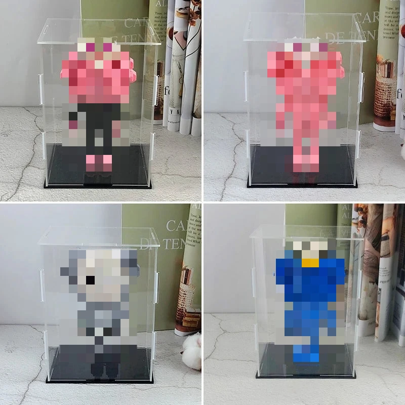 Custom Size Handmade Model Transparent Storage Antique Dust Cover Show Case Acrylic Box Car Model Building Block Display Box