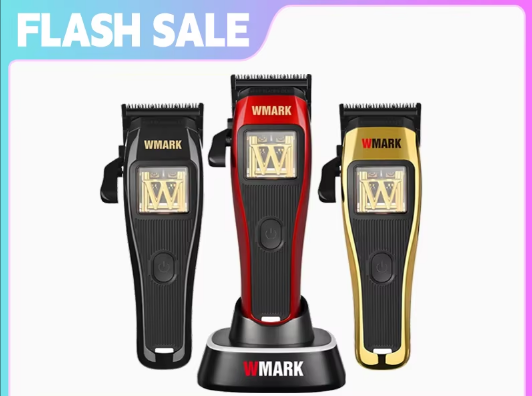 WMARK NG-X1 Professional Hair Clippers for Men,Microchipped Magnetic Motor 10000RPM 9V with Charge Stand,Cordless Cutter Trimmer