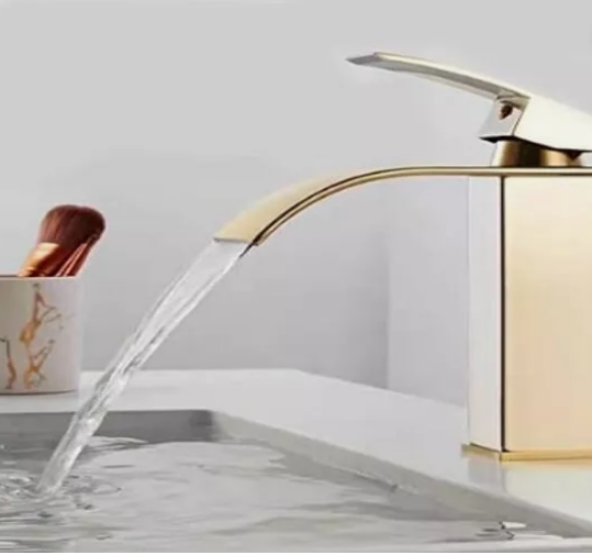 Hot Wholesale Scandinavian Style Waterfall Bathroom Faucet Basin Faucet Single Handle Bathroom Faucet
