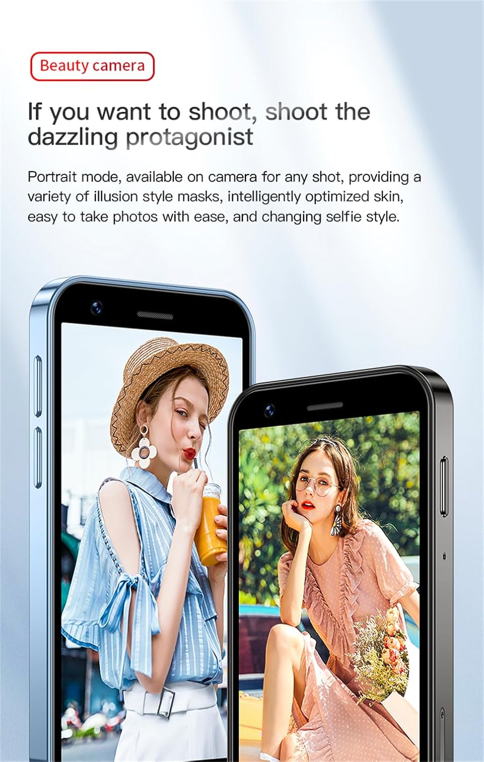 Mini Smartphone 4G LTE SOYES XS16 3.0 inch Android 10 Quad Core 2000mAh Type-C Dual SIM Unlocked Small Mobile Phone (Black, 2GB RAM 16GB ROM)