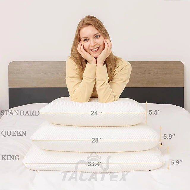 Good Quality New Arrivals Fast Rebound Latex Pillow Natural Health Care Gel Latex Pillow