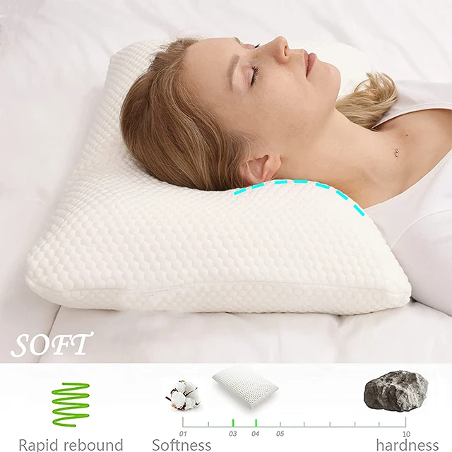 Good Quality New Arrivals Fast Rebound Latex Pillow Natural Health Care Gel Latex Pillow