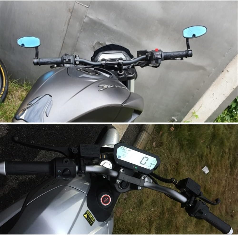 {motorcycle parts} Universal Motorcycle Handlebar 22mm Motocross Anti-Rust Aluminum Alloy Handle Bar for CG125 CRF250R Dirt PitBike 125CC GN125 R15 (Color : TItanium)