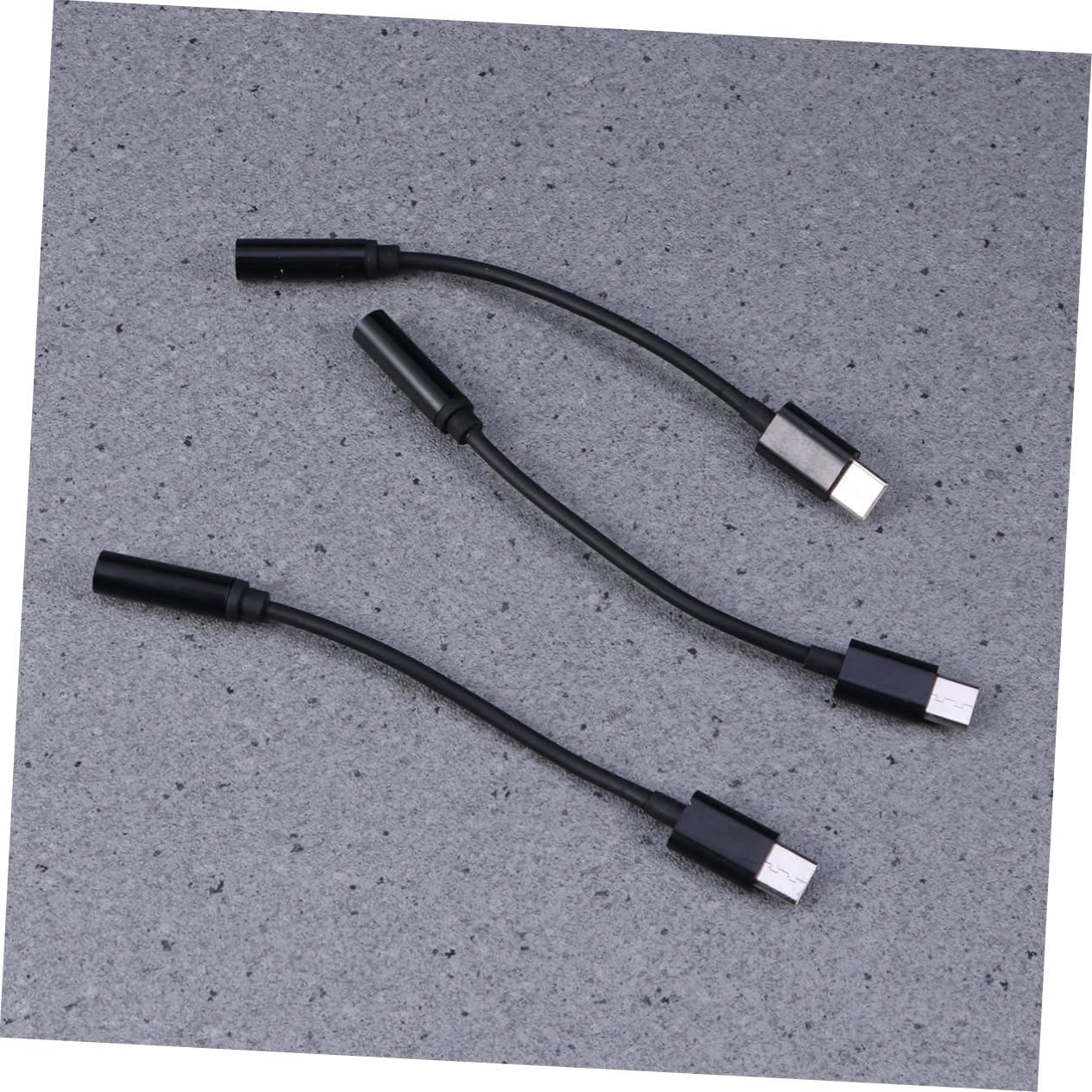 CAXUSD 9 Pcs USB Type c to 3.5mm USB c to Headphone Headphones Earphones USB Adapters USB Headphone Adapter Type c to Stereo Earphone Headphone Cable Type c to Headphone Jack