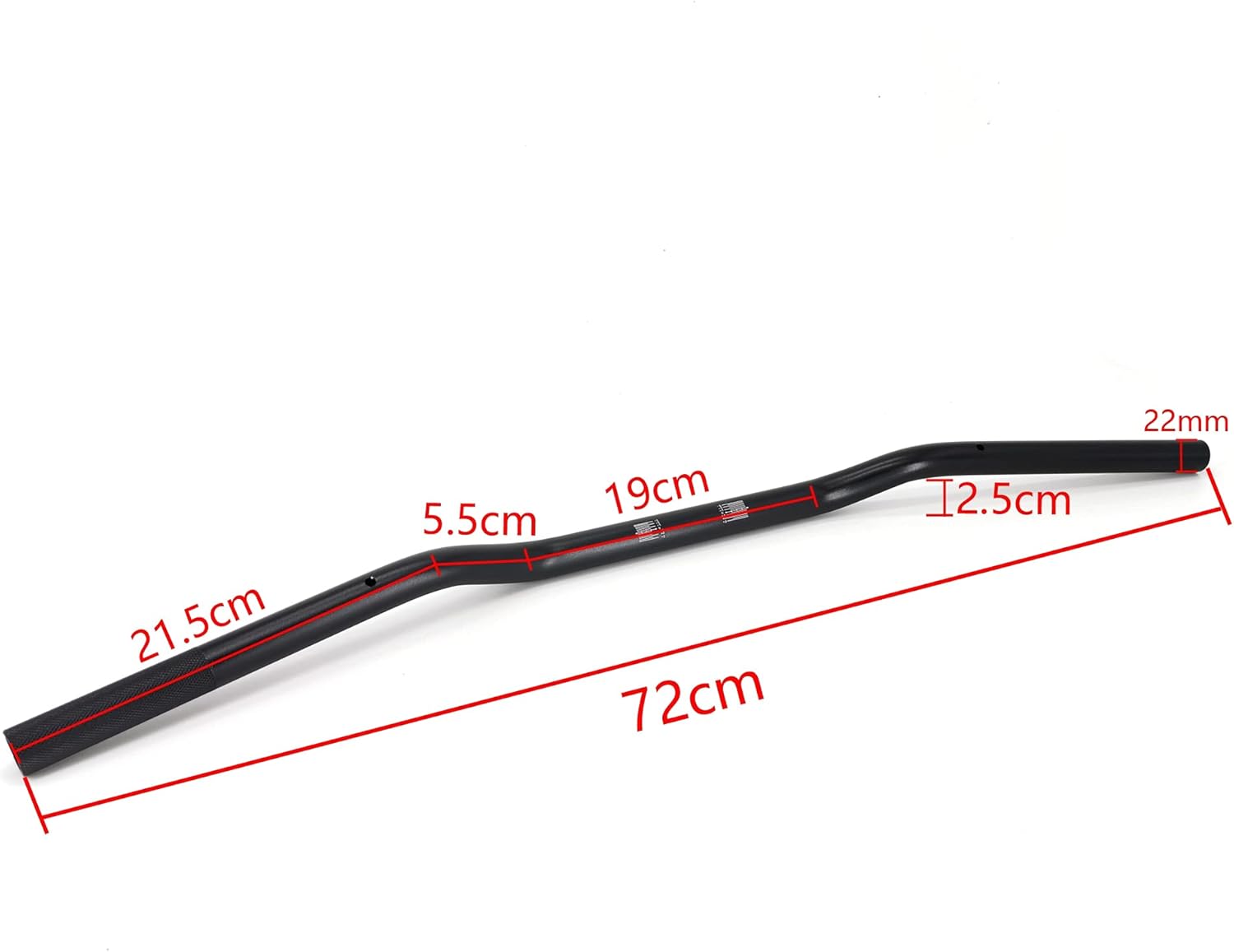 {motorcycle parts} Universal Motorcycle Handlebar 22mm Motocross Anti-Rust Aluminum Alloy Handle Bar for CG125 CRF250R Dirt PitBike 125CC GN125 R15 (Color : TItanium)