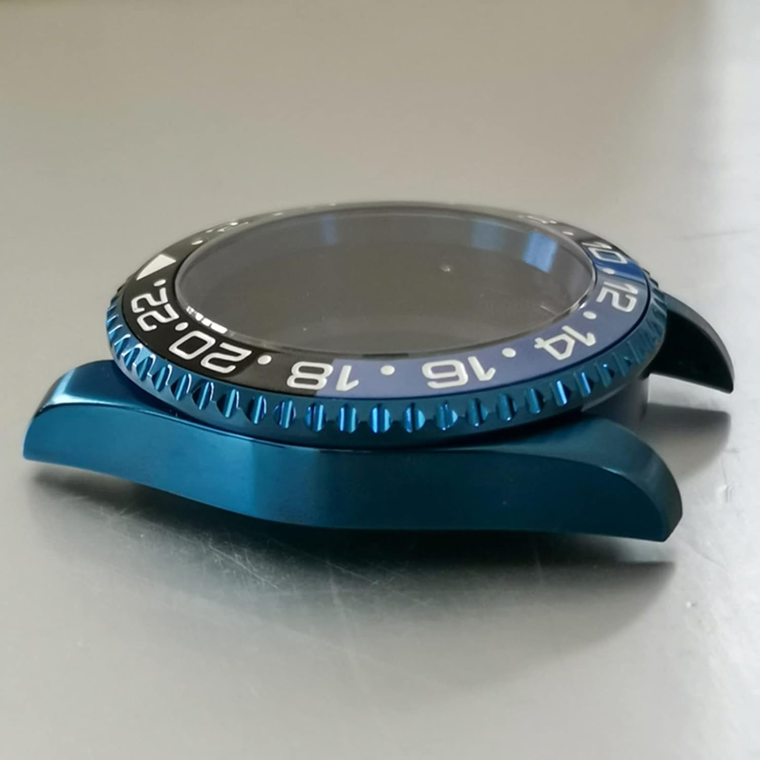 40MM Stainless Steel Oyster Perpetual Blue Watch Case for NH35 /NH36 Watch Movement, Women’s Men’s Sapphire Glass Case