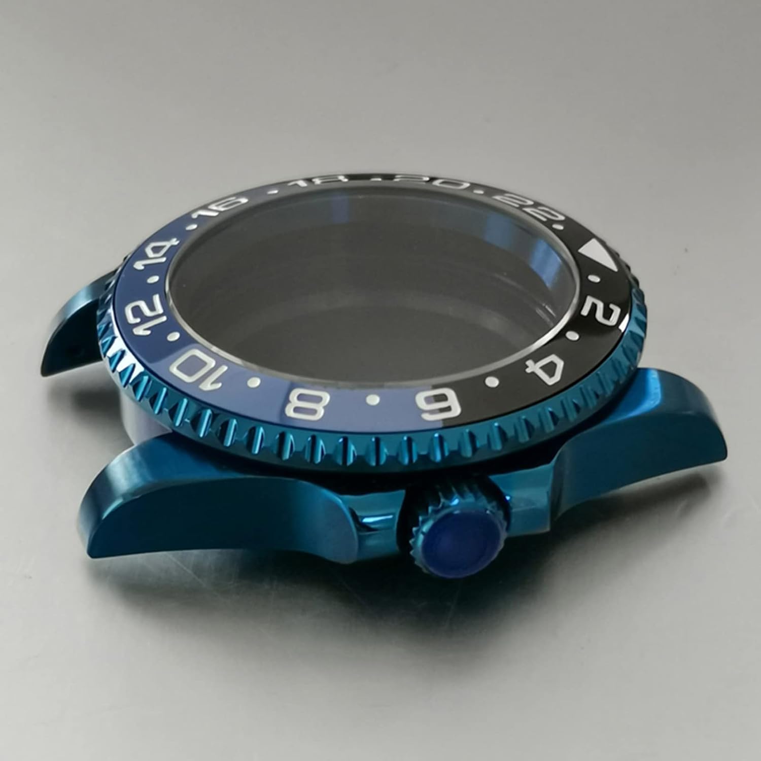 40MM Stainless Steel Oyster Perpetual Blue Watch Case for NH35 /NH36 Watch Movement, Women’s Men’s Sapphire Glass Case