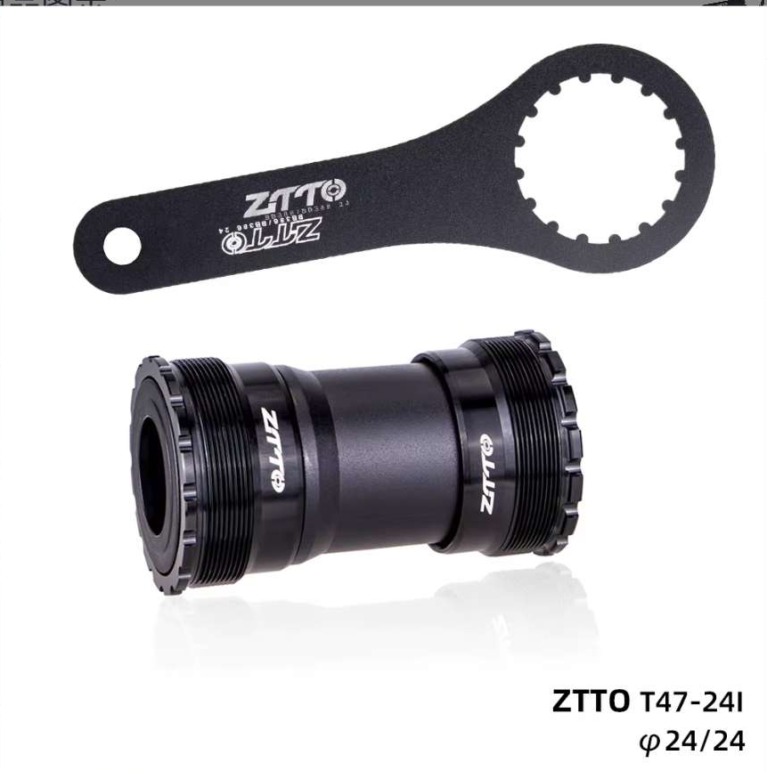 ZTTO T47 Bike Bottom Bracket and Installation Tool 24 MTB Road Bike Crankset DUB 29 30mm Thread 47 68 73mm Housing Spline Shaft