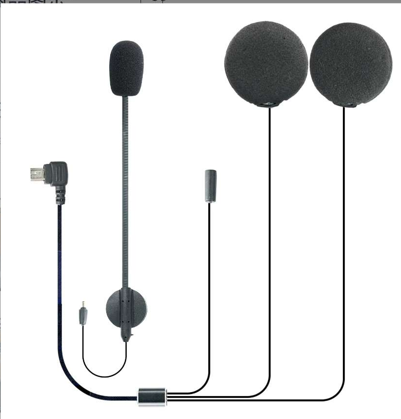 QSPORTPEAK Q7 Speaker Speaker and Mikrophone for Q7/Q2/V6/V6 Pro/V4 Plus Motorcycle Bluetooth Headset