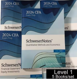 2024 CFA Level 1 English Notes 5 Books Chartered Financial Analyst Paper Edition Textbook