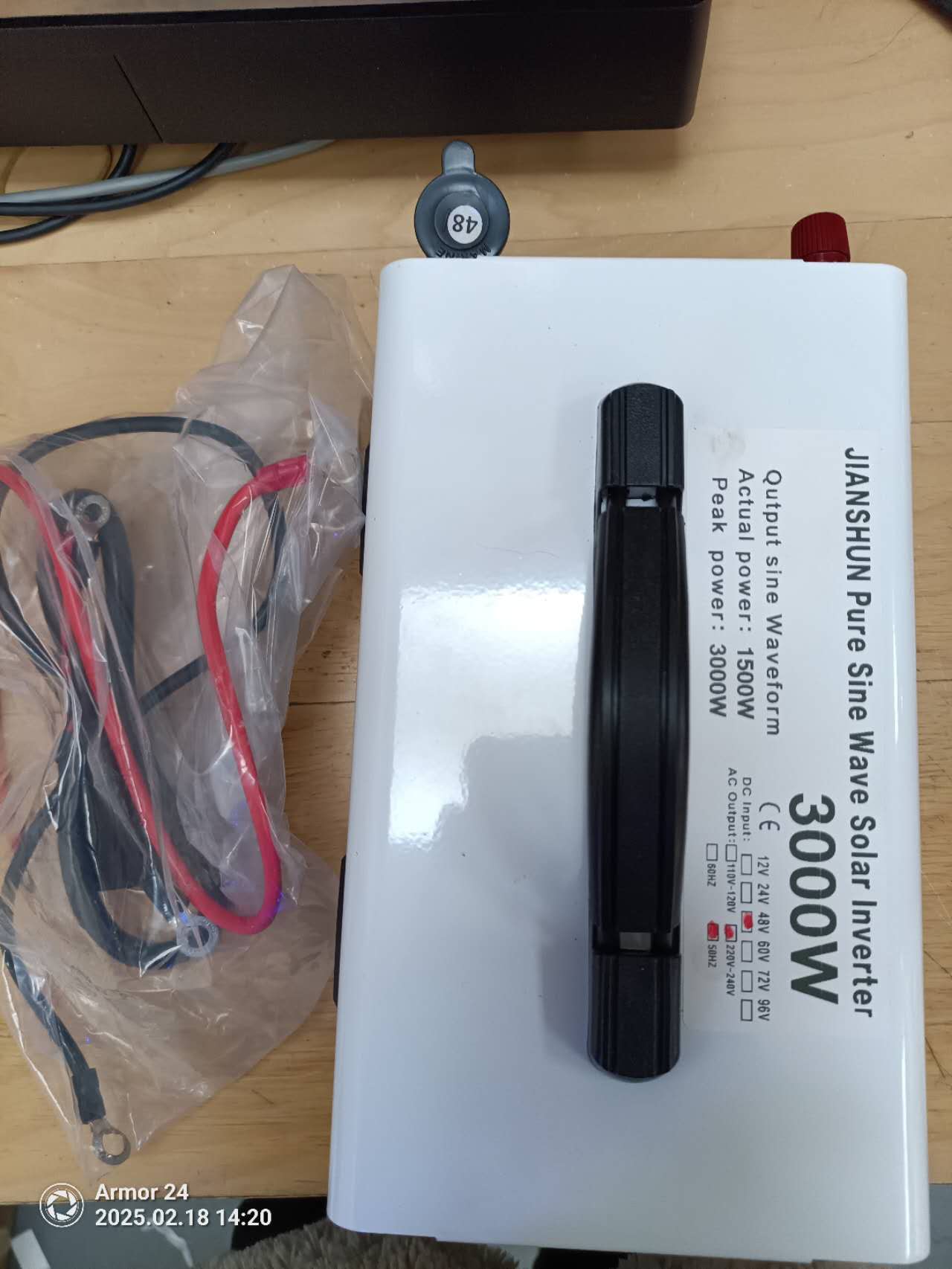3000W 50HZ Pure Sine Wave Inverter 48V to 220V-240V Transformer Portable Car Inverter Solar Power Inverters