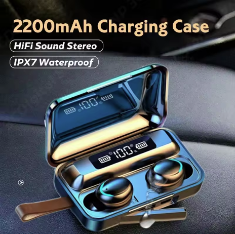 True Wireless Earbuds With Power Bank White IPhone, Android NEW