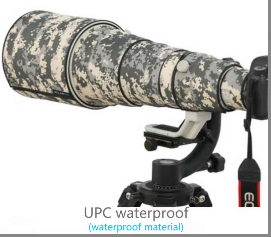 ROLANPRO Lens Camouflage Rain Cover Suitable for FSIGMA 500mm F/4 DG OS HSM Sports Lens Protective Case Nylon Waterproof Lens case